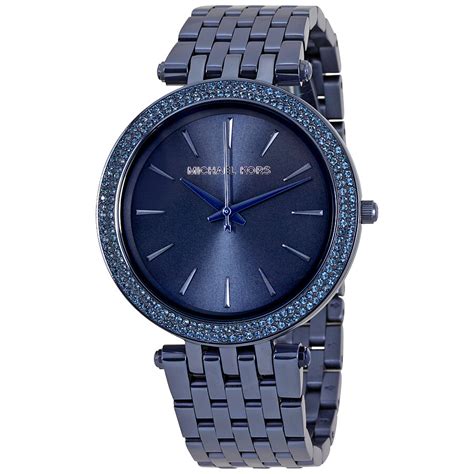 michael kors blue watch ladies|michael kors darci blue.